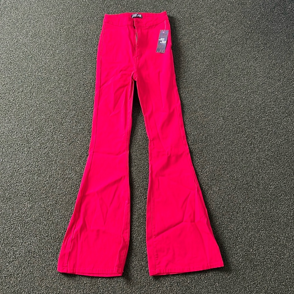 NWT JC JO red Flare Pants